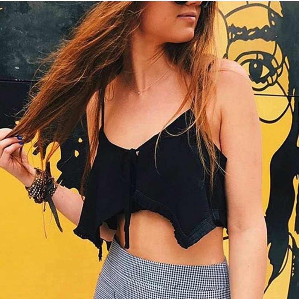 LF Run Cinta Run Femme Fatale Black Top Sz S